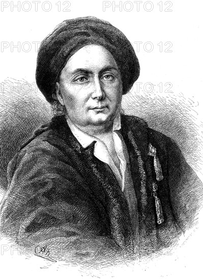 Ludwig, Lodewijk van Beethoven, 5 January 1712, 24 December 1773, a Flemish singer, court conductor of the Elector of Cologne and grandfather of the composer Ludwig van Beethoven, Historical, digital reproduction of an original from the 19th century