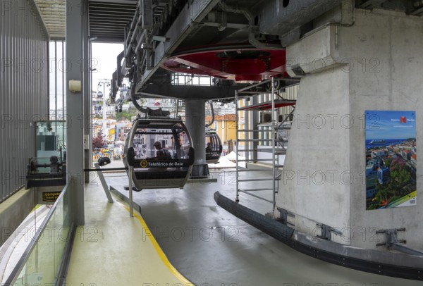 Teleferica de Gaia cable car system, Vila Nova de Gaia, Porto, Portugal, Europe