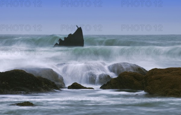 Shipwreck off the coast of Namibia