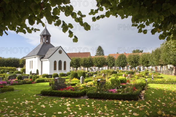 Fishing quarter Holm, cemetary, Schleswig, Schleswig-Holstein, Germany, Europe