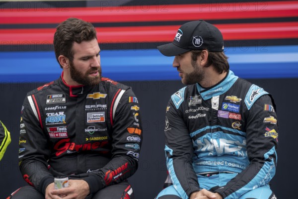 NASCAR Cup Series Driver, Corey LaJoie (7) takes to the track for the FireKeppers 400 at the Michigan International Speedway in Brooklyn MI