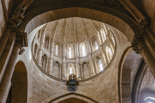 Salamanca, Spain, January 15, 2022: Cathedral of Salamanca. Interior view of the vaults, Europe