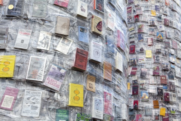 'The Parthenon of Books' by the Argentinian conceptual artist Marta Minujin, banned books, documenta 14 exhibition, 2017, Kassel, Germany, Europe