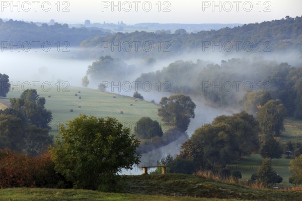 Sunrise over the Oder valley, Uckermak