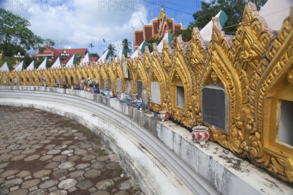 Columbarium in Wat Plai Laem - buddhist temple on Koh Samui, Thailand, Asia