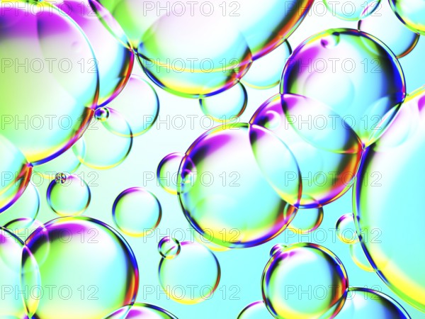 Illustration of some colorful bubbles background