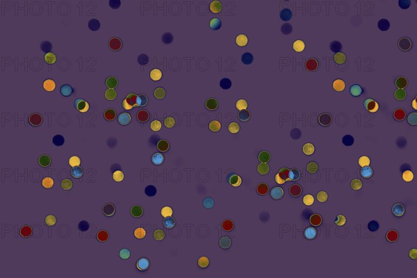 Background With Natural Bokeh And multi color lights