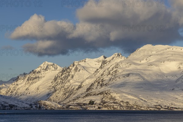 Kvayola coast, Troms, Norway, Europe