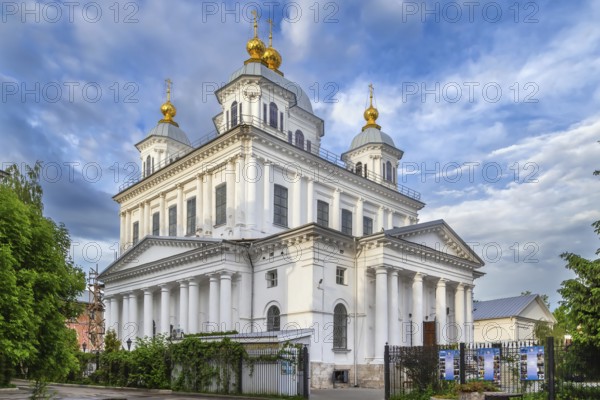 Kazan cathedral in Yaroslavl historical center, Russia, Europe