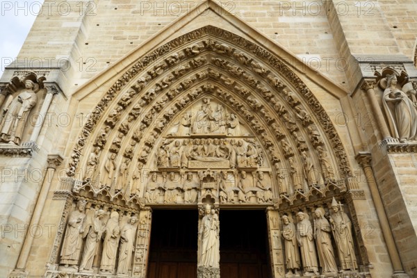 Notre Dame cathedral in Paris France French Gothic architecture