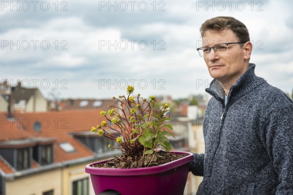 Portrait of a 45 yo business man outdoors, Brussels, Belgium. Model released