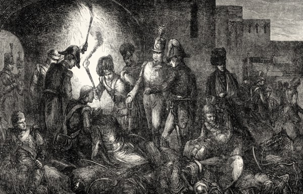 Death of Tipu Sultan, 4. Mai 1799, Srirangapatna, Fourth Mysore War, ruler of the Kingdom of Mysore, From British Battles on Land and Sea, by James Grant