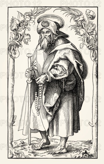 Lucas Cranach the Elder, Saint James, 16th century, digitally restored