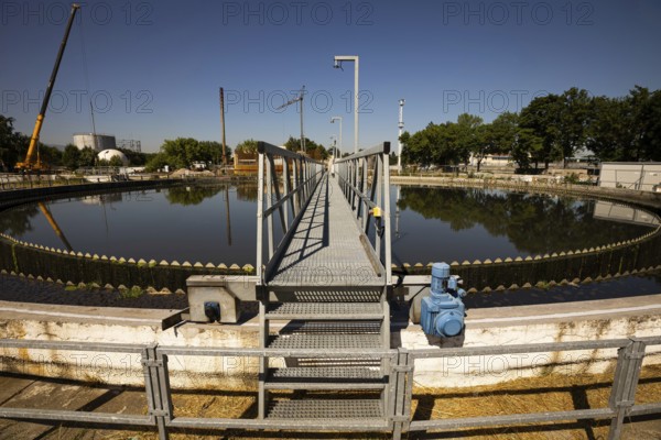 Wastewater treatment facility - Sewage Treatment. Also called municipal wastewater or sewage