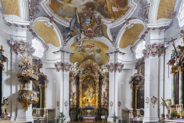Klosterkirche St. Anna im Lehel is a Catholic abbey church in Munich, Germany. It was the first Rococo church of Old Bavaria, Germany. Interior