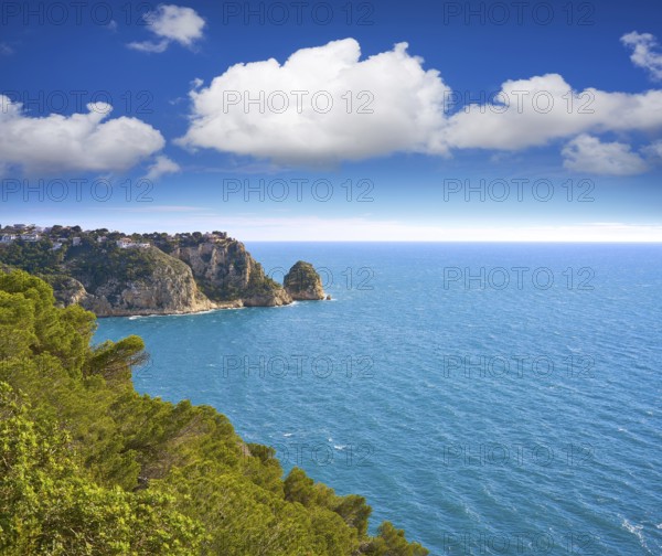 Granadella castle in Mediterranean Javea also Xabia in alicante spain
