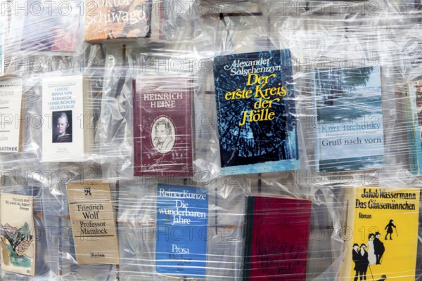 'The Parthenon of Books' by the Argentinian conceptual artist Marta Minujin, banned books, documenta 14 exhibition, 2017, Kassel, Germany, Europe