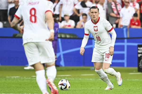 BERLIN, GERMANY - JUNE 21, 2024: Euro 2024 Groupe D match Poland vs Austria 1:3. Piotr Zielinski