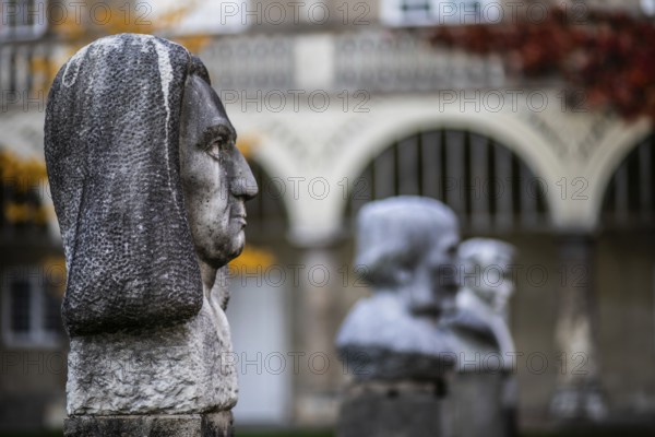 Bust, Johann Bernhard fisherman von Erlach, Baroque master builder, Styrian Gallery of Honour in Graz Castle, Graz, Styria, Austria, Europe