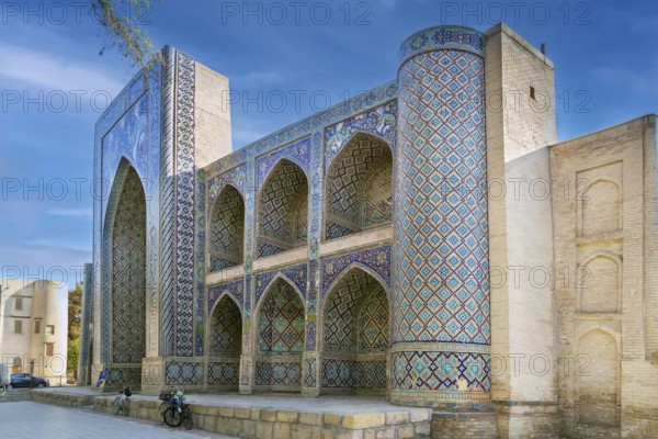 Madrasah Nodir-Divan-Begi is part of the architectural ensemble of the 16th-17th centuries Lyabi-Khauz, Bukhara, Uzbekistan, Asia