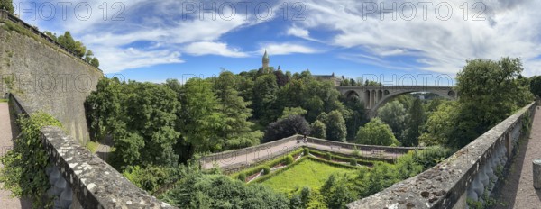 Panorama, Ville-Haute, Luxembourg, City of Luxembourg, Luxembourg, Europe