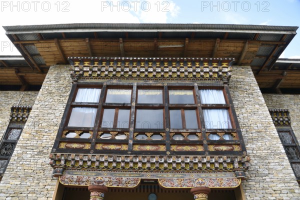 Window, National Museum, Paro, Bhutan, Asia