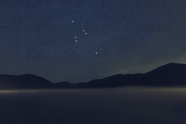 Reticulum star constellation, Night sky, Cluster of stars, Deep space, Reticle constellation, The Small Net