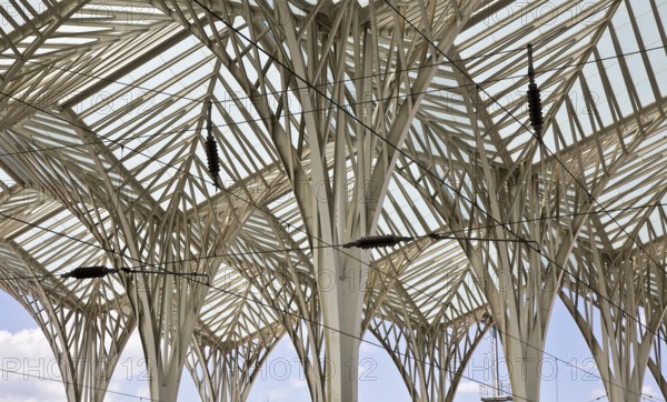 Lisbon, East railway station by Santiago Calatrava 1998