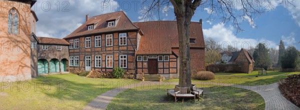 Historic monastery of Walsrode, Lower Saxony, Germany, Lower Saxony, Germany, Europe
