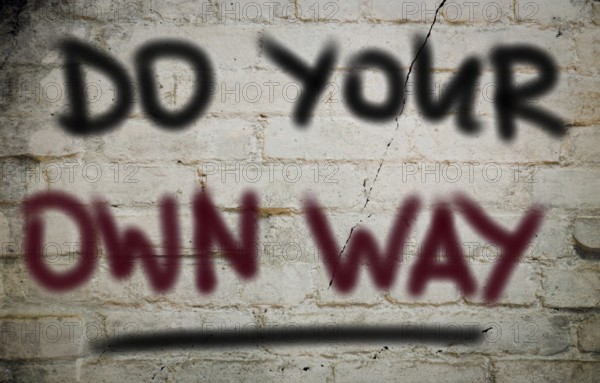 Do Your Own Way Concept