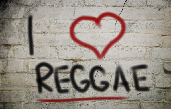 I Love Reggae Concept