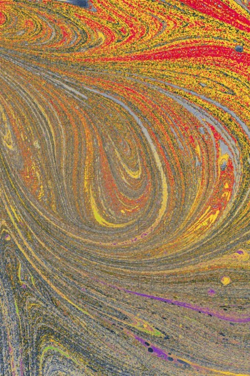 Abstract creative marble pattern texture. Traditional art of Ebru marbling