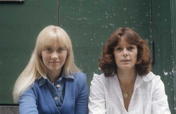 ABBA. Anni-Frid Lyngstad and Agnetha Fältskog in the 1970s