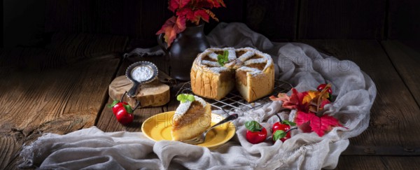 Äpfel mit einer knusprigen Kruste bedeckt - das ist die amerikanische Apple Pie