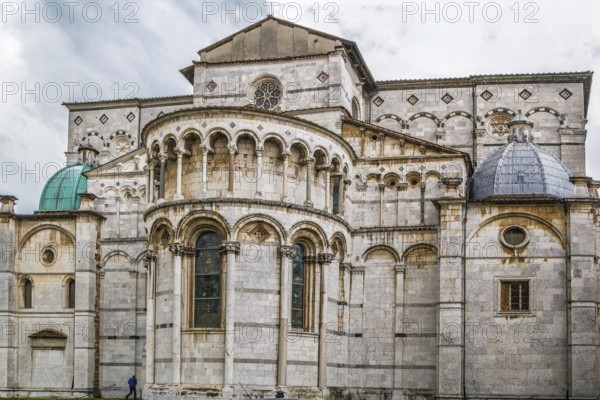 Lucca Cathedral (Duomo di Lucca) is a Roman Catholic cathedral dedicated to Saint Martin in Lucca, Italy. Apse exterier