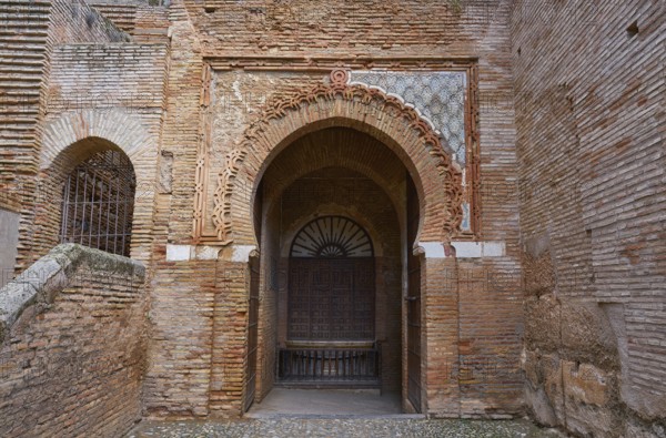 Alhambra Puerta de la Justicia in Granada of Spain Justice Door of Alcazaba