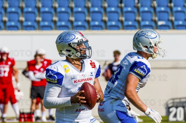 erima GFL2 / German Football League, Stuttgart Scopions vs. Pforzheim Wilddogs im Gazi-Stadion auf der Waldau Stuttgart am 10.Juni 2023 Deutschland,, CONTINENT_
