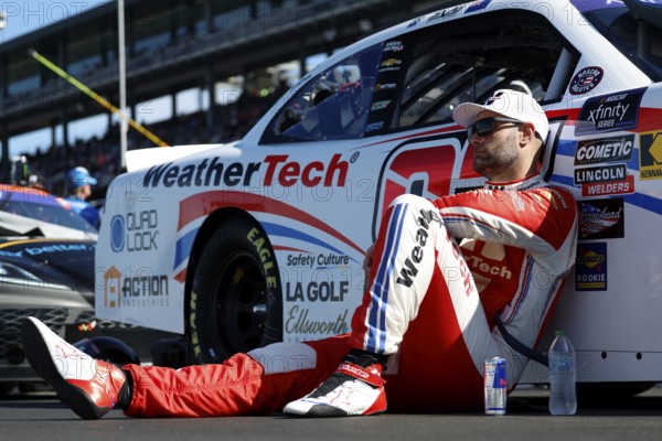 Shane van Gisbergen gets ready for the Zip Buy Now, Pay Later 250 in Sonoma, CA, USA, North America