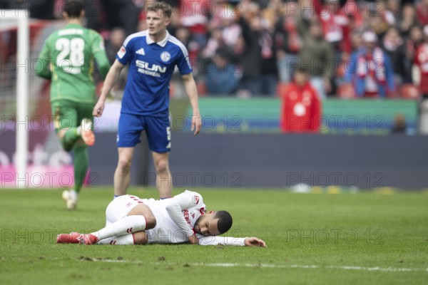 (DFL/DFB REGULATES PROHIBIT ANY USE OF PHOTOGRAPHS AS IMAGE SEQUENCES AND/OR QUASI-VIDEO), RheinEnergieStadion, Cologne, North Rhine-Westphalia, Linton Maina (1.FC Köln, Midfield, #37), 2nd Bundesliga, 1.FC Köln, Hamburger SV on 09/02/2025 at RheinEnergieStadion in Cologne Germany