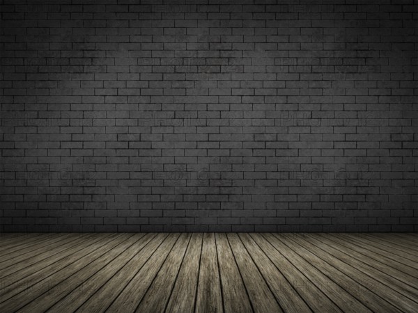 An empty room background for your own content