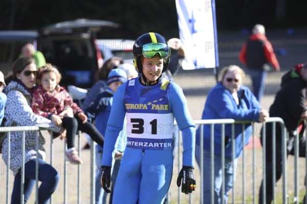 Leonie Scherer (SC St. Peter) at the autumn closing ski jumping event and open day at SC Hinterzarten, Hinterzarten, Germany / Germany