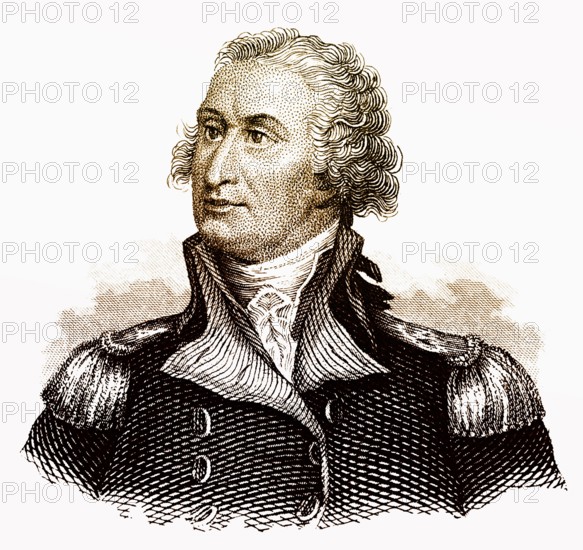 Portrait of George Washington, 1732 - 1799, the first president of the United States of America, Portrait von George Washington, 1732 - 1799, der erste Präsident der Vereinigten Staaten von Amerika