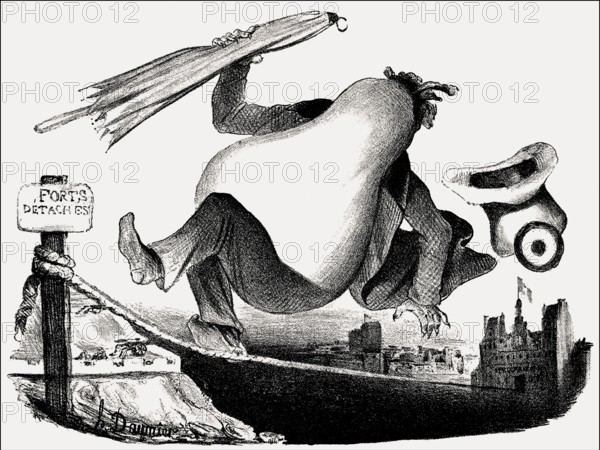 Caricature on Louis Philippe I, King of the French, by Honoré-Victorin Daumier, 1833