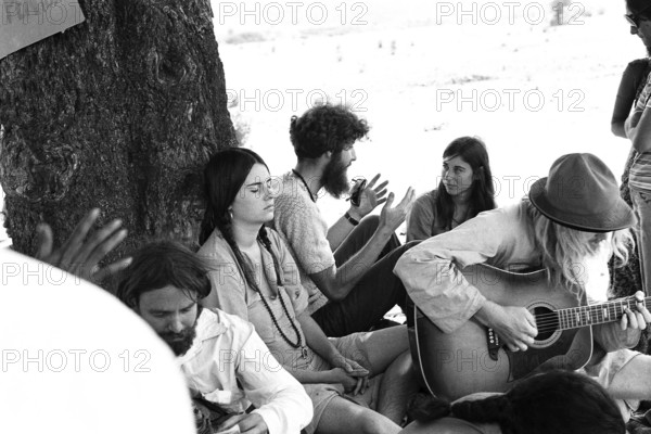 Bhagwan Rajneesh Osho devotees Ambarnath Mumbai Maharashtra India Asia 1973