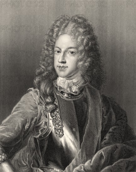 James Francis Edward, Prince of Wales, 1688-1766, the English son of James II of England, Great Britain