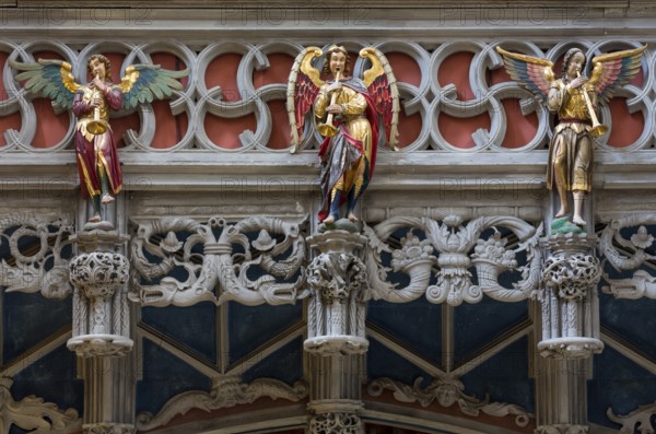 Constance, Minster, west gallery around 1516, angel