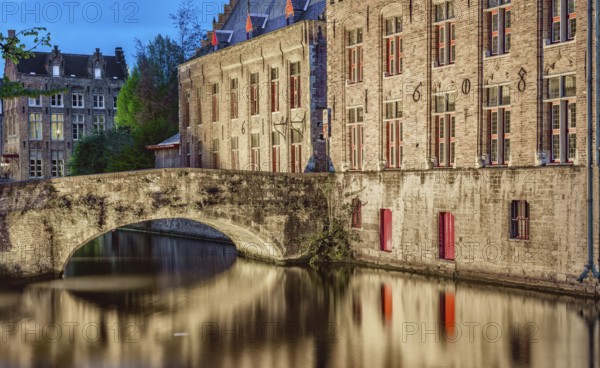 Bruges canals and bridges