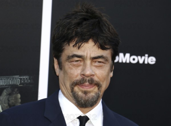 Benicio del Toro at the Los Angeles premiere of 'Sicario: Day Of The Soldado' held at the Regency Village Theatre in Westwood, USA on June 26, 2018