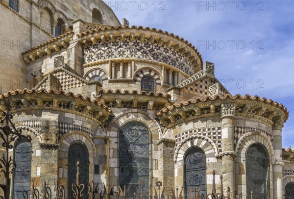 Basilica of Notre-Dame du Port is a Romanesque basilica, formerly a collegiate church in Clermont-Ferrand, France. Apse