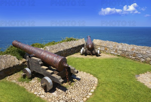 Ribadesella la Guia canon in Asturias of Spain